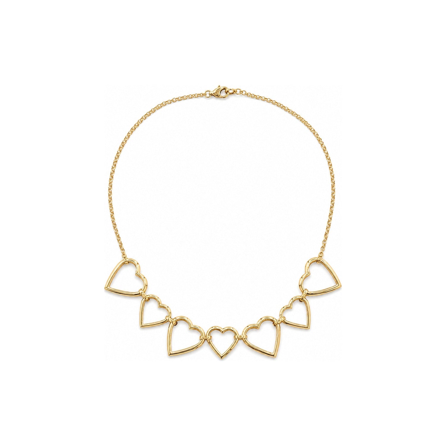 Collana Cuori Oro 18 Carati Urigold
