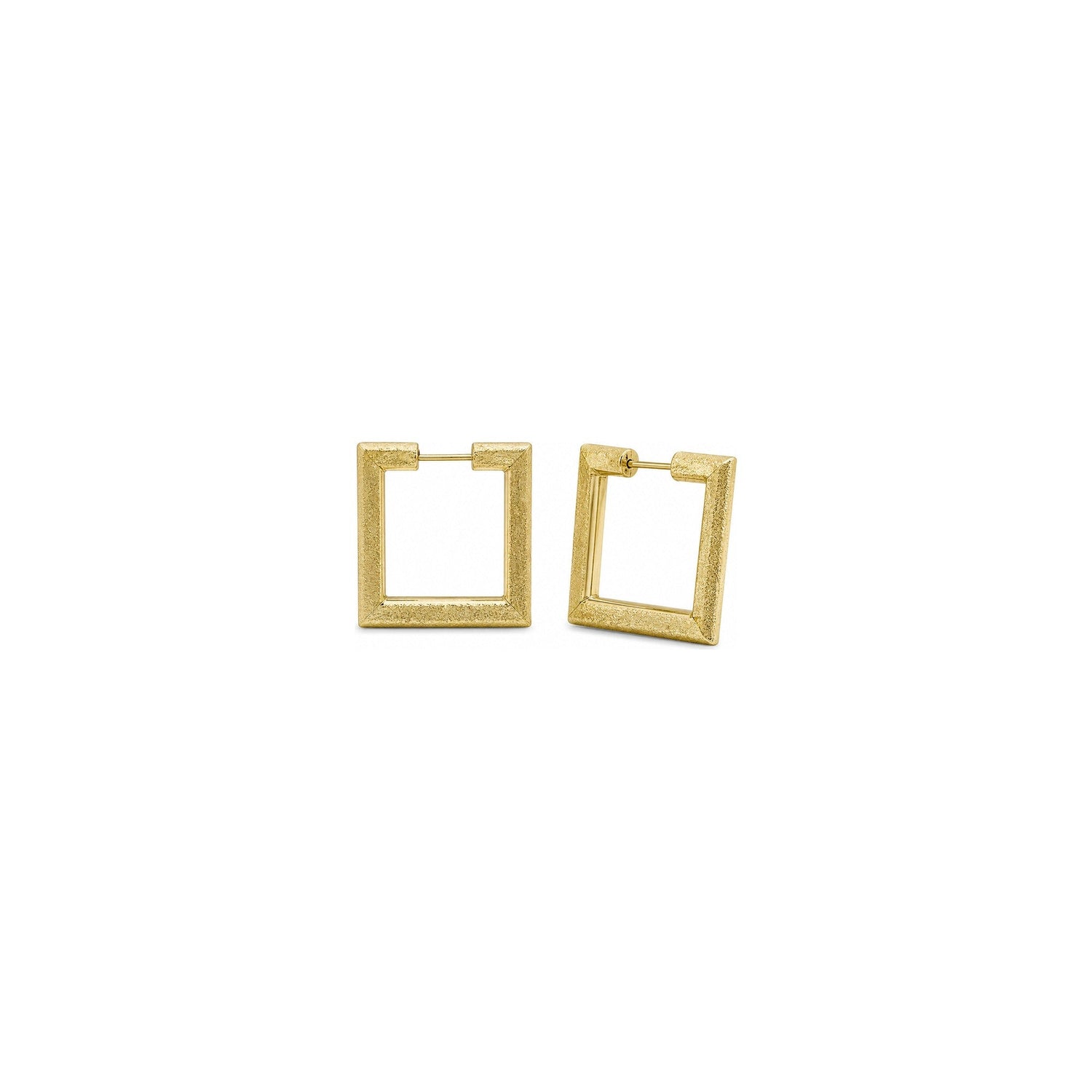 Orecchini Quadrati Oro 18 Carati Urigold