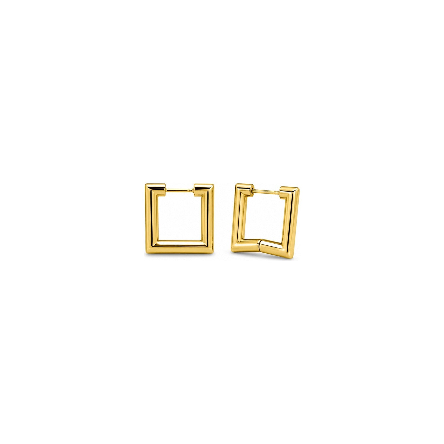 Orecchini Quadrati Oro 18 Carati Urigold