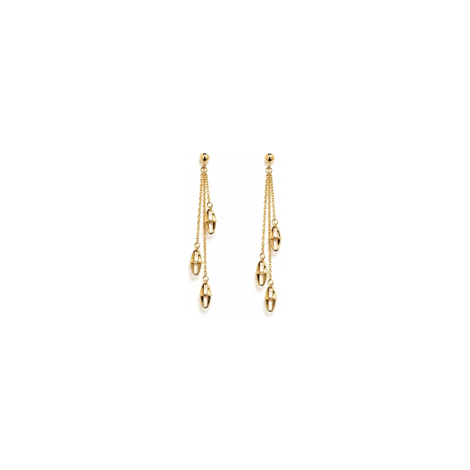 Orecchini Catena Oro 18 Carati Urigold