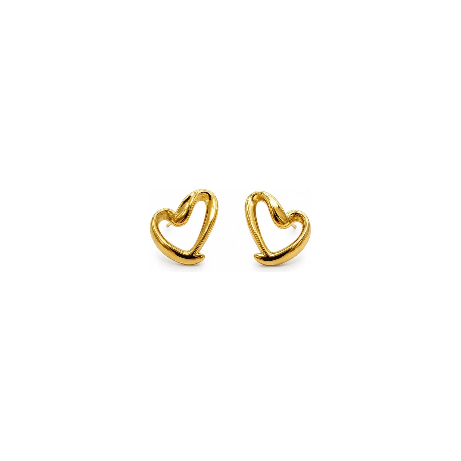 Orecchini Cuore Oro 18 Carati Urigold