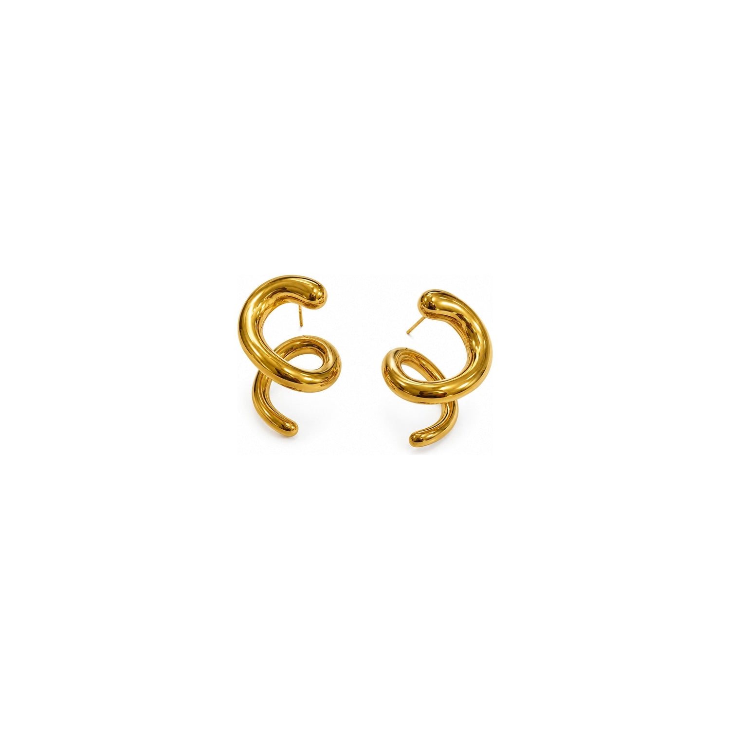 Orecchini Spirale Oro 18 Carati Urigold