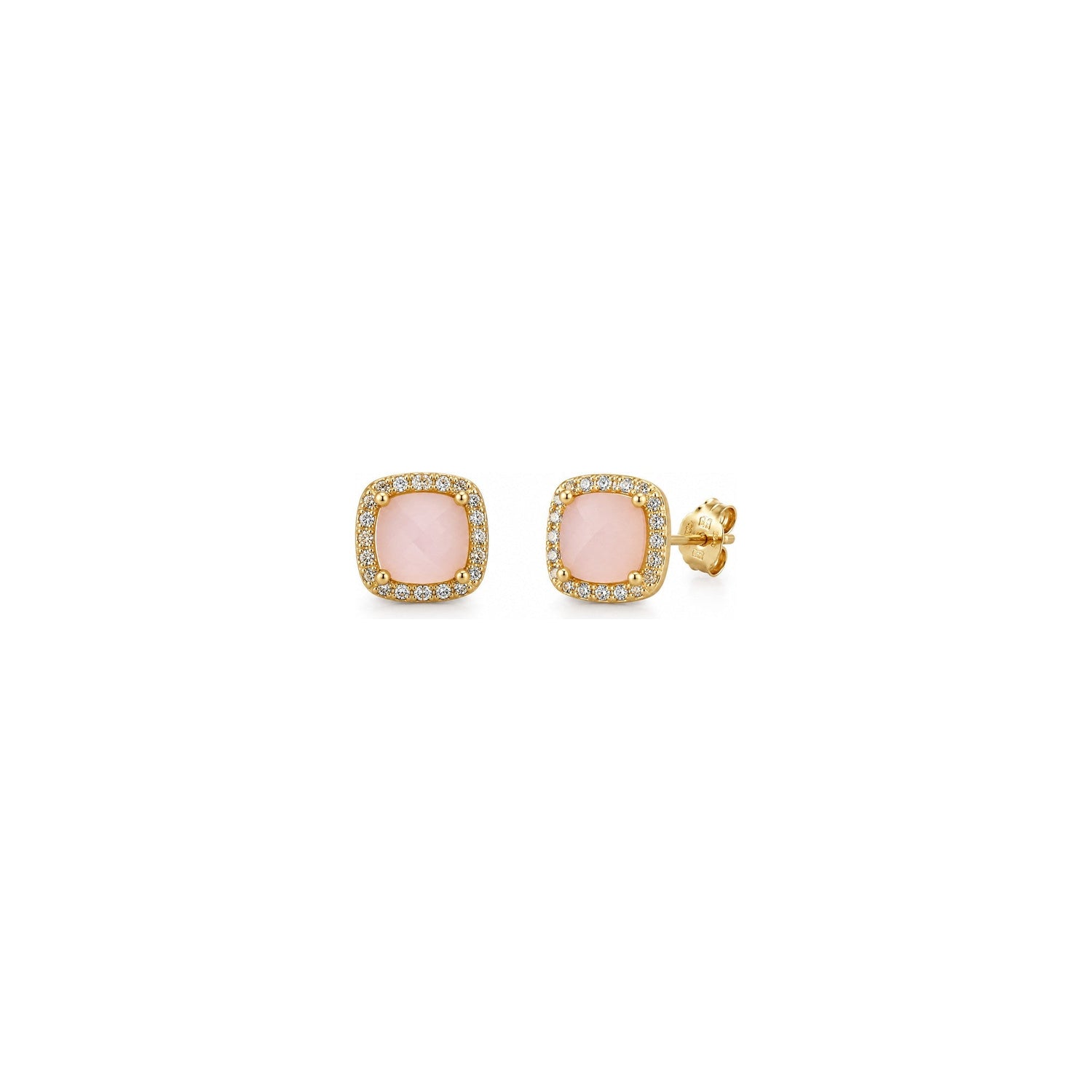 Orecchini Rosa Oro 18 Carati Urigold