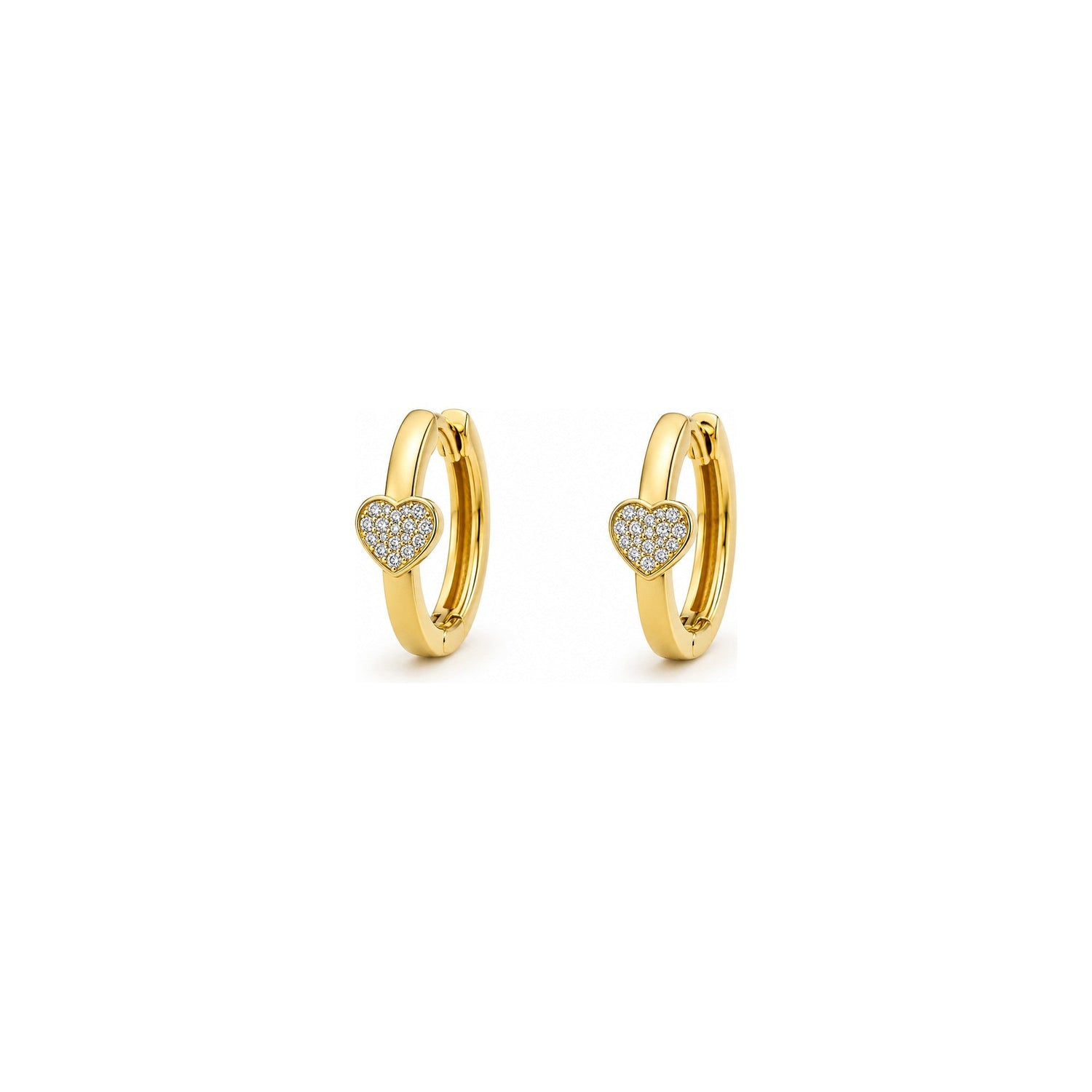 Orecchini Cuore Oro 18 Carati Urigold