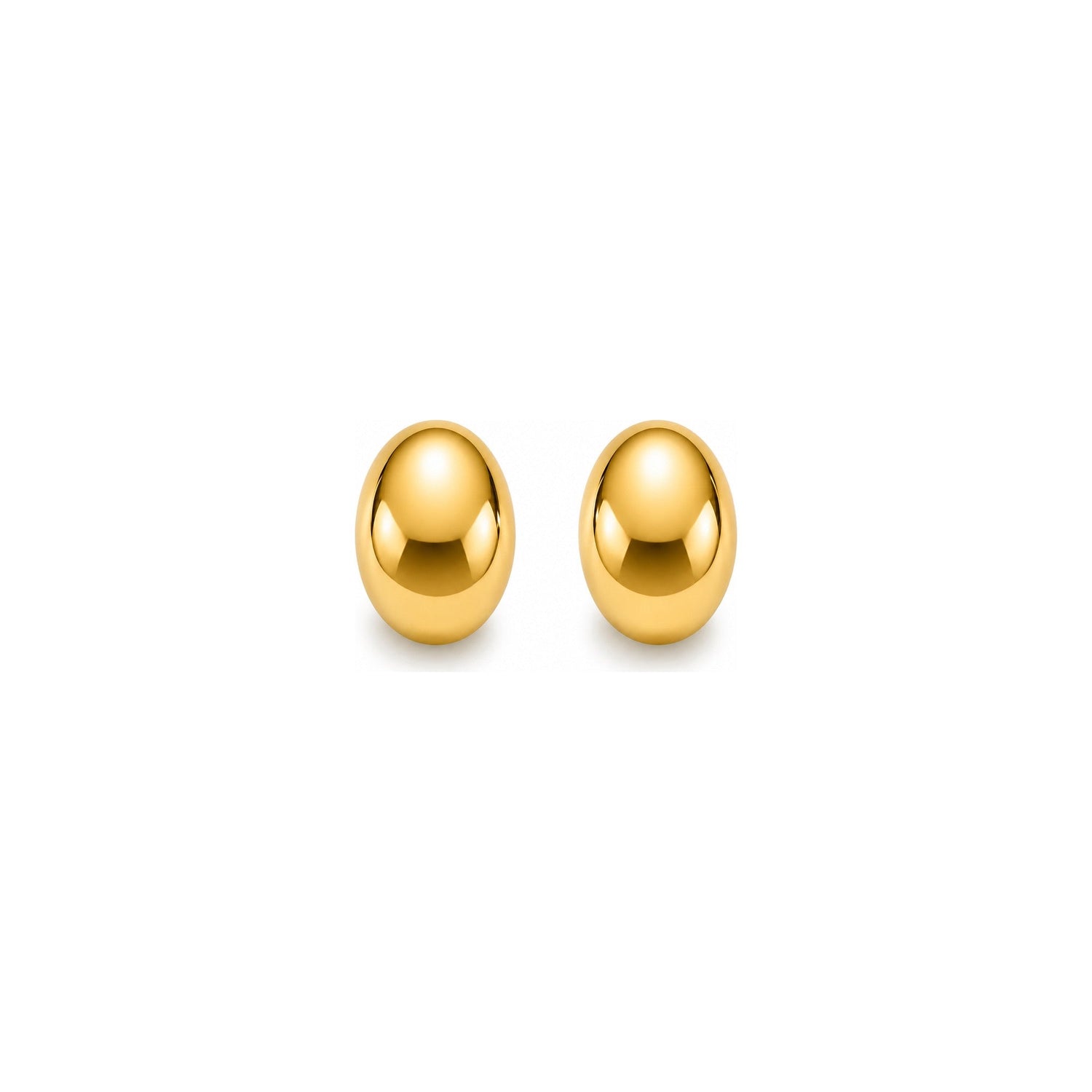 Orecchini Bombato Oro 18 Carati Urigold