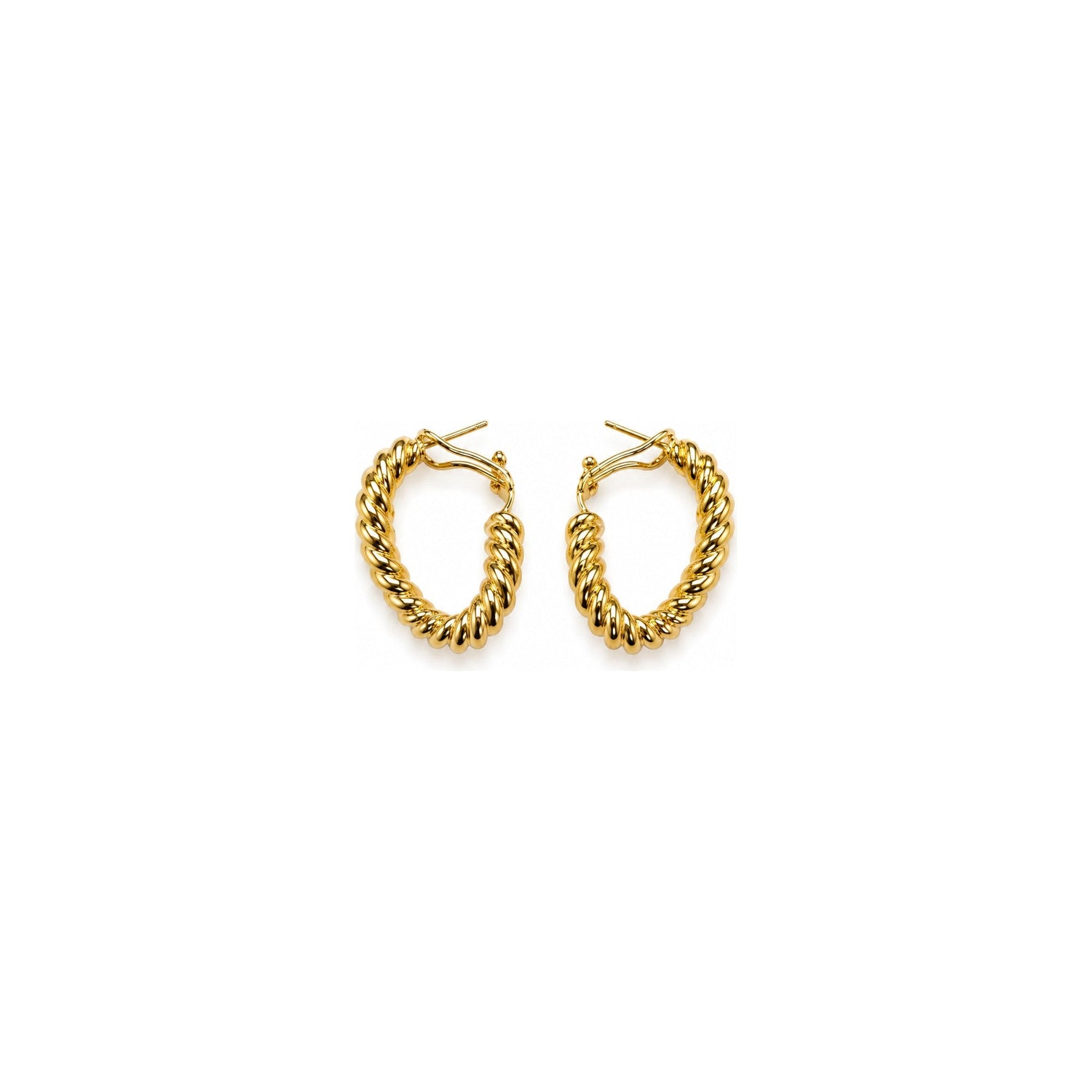 Orecchini Torchon Oro 18 Carati Urigold