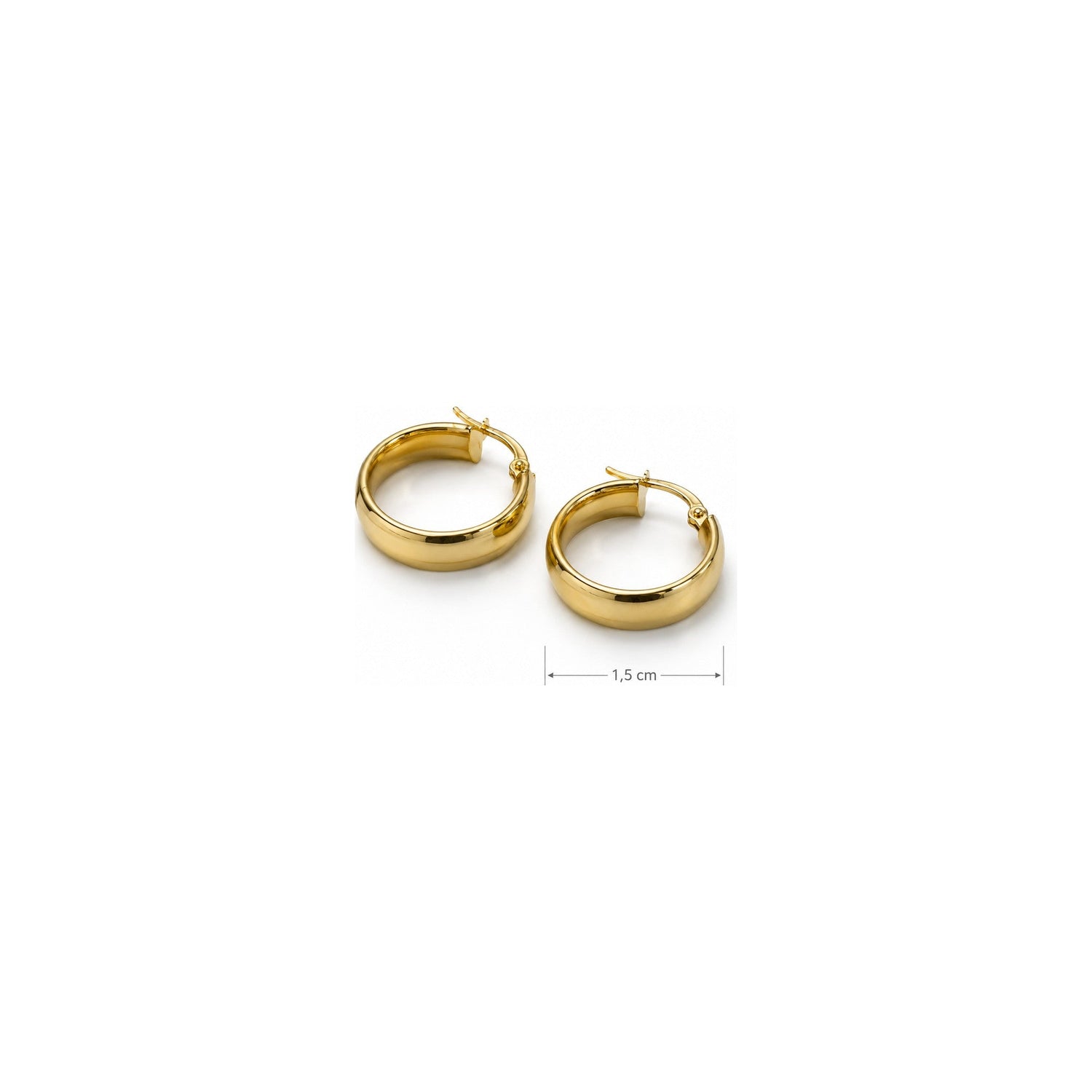 Orecchini a Cerchio Oro 18 Carati Urigold