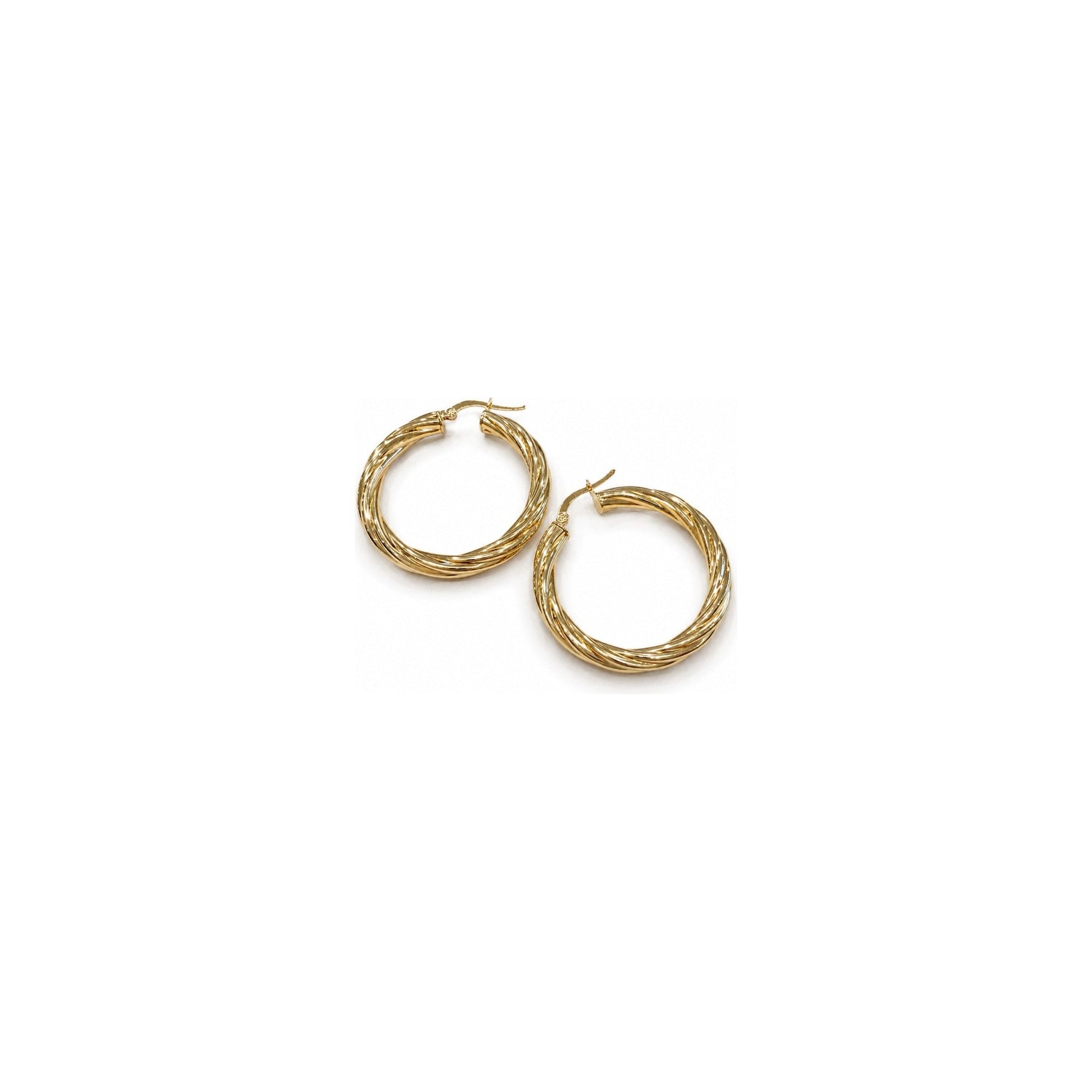 Orecchini Torchon Oro 18 Carati Urigold