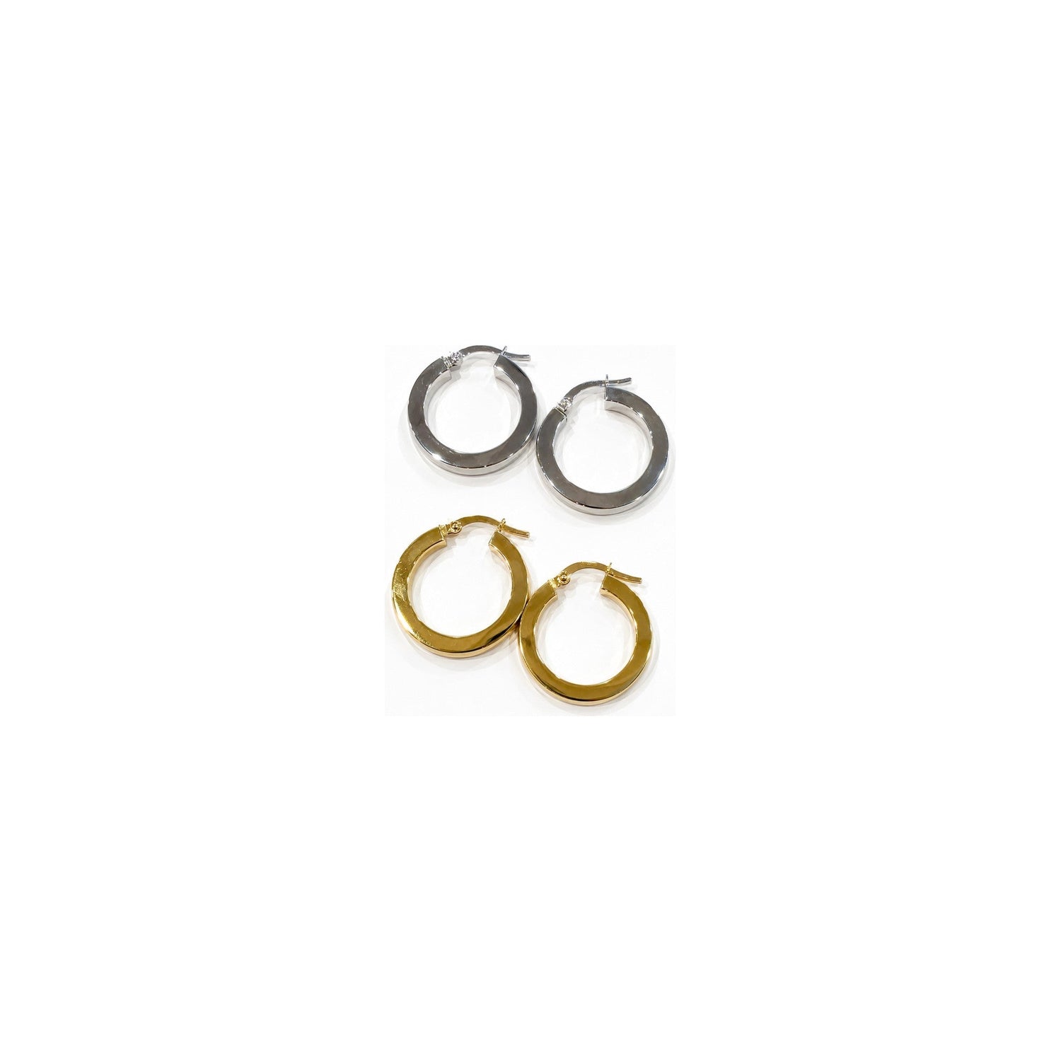 Orecchini a Cerchio Oro 18 Carati Urigold