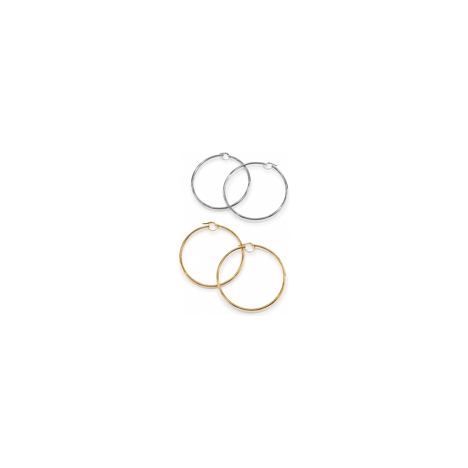 Orecchini a Cerchio Oro 18 Carati Urigold
