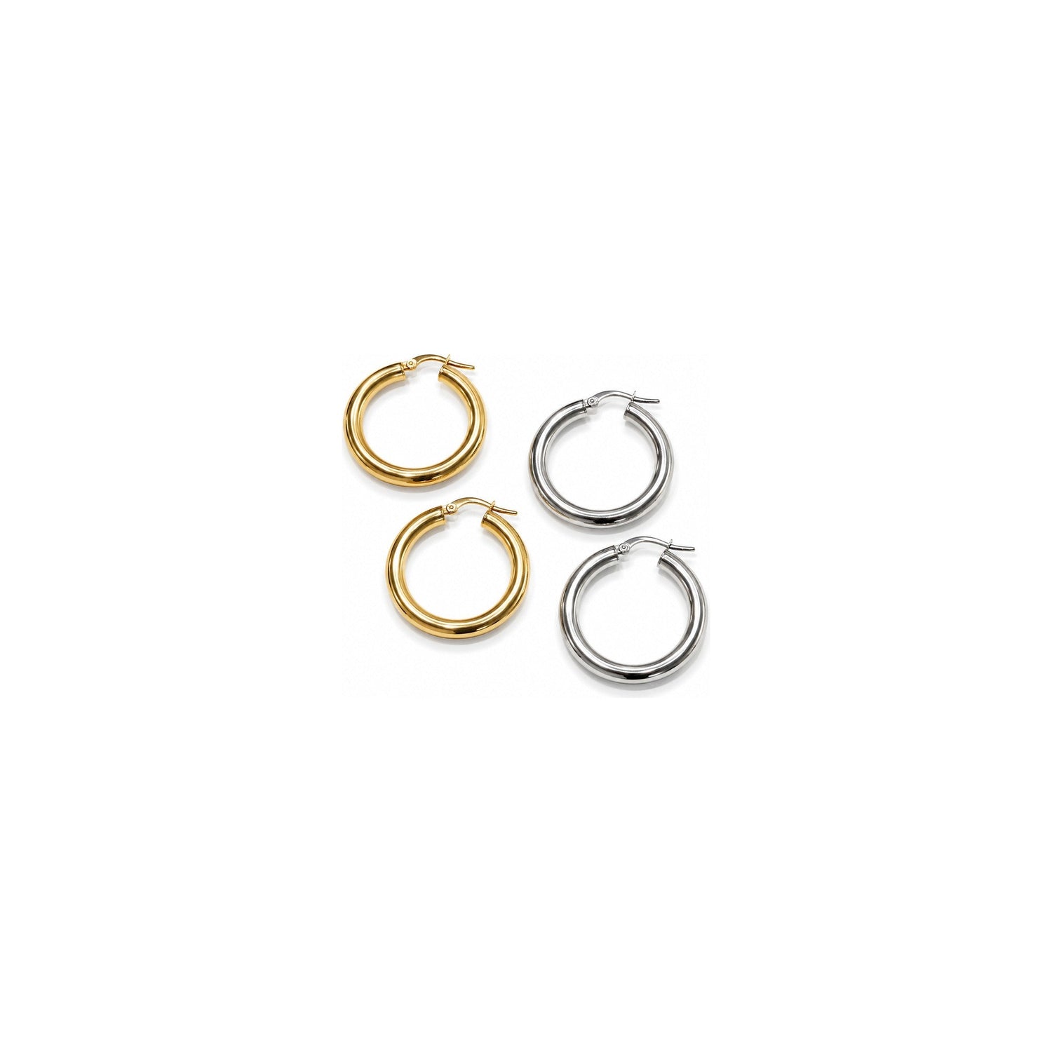 Orecchini a Cerchio Oro 18 Carati Urigold