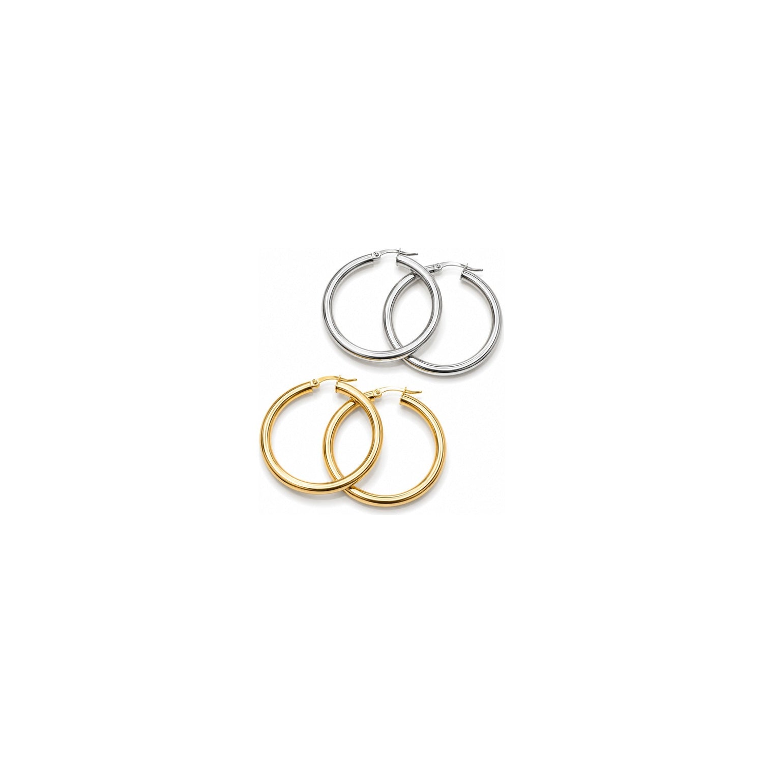 Orecchini a Cerchio Oro 18 Carati Urigold