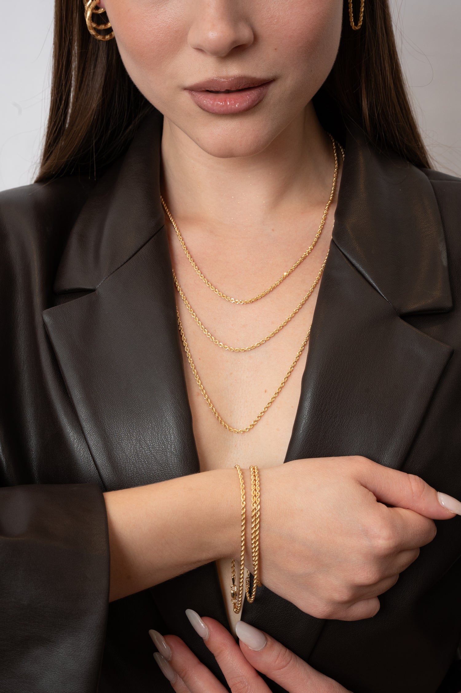 Bracciale Funetta in Oro Giallo 9 Carati Unoaerre