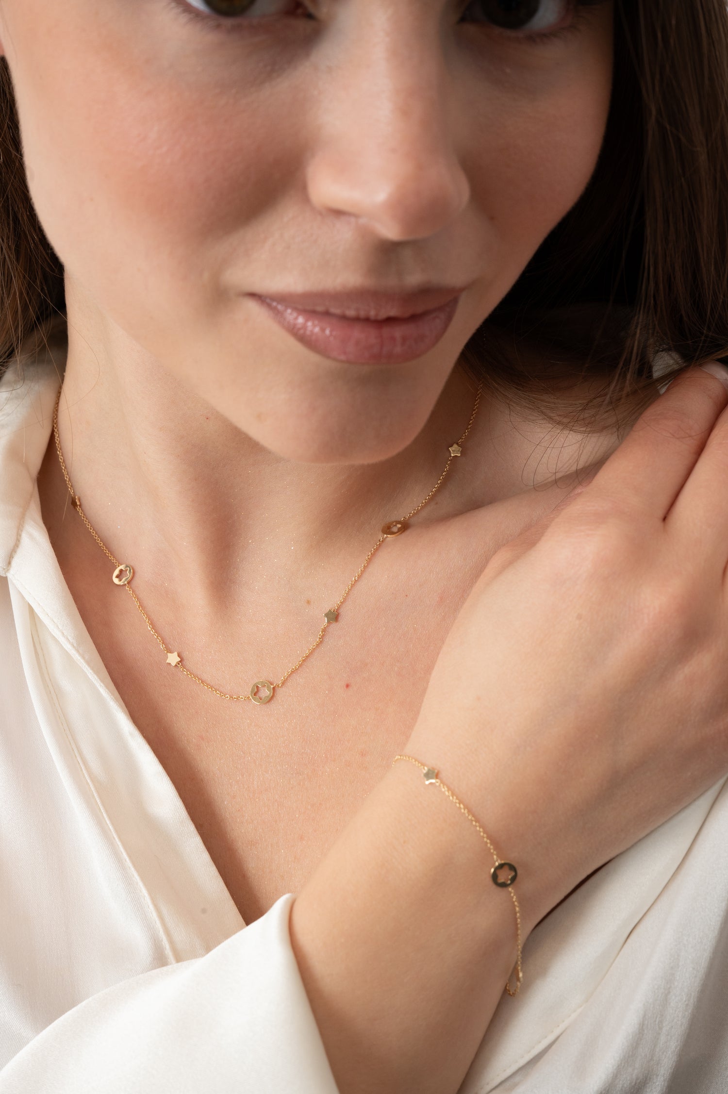 Bracciale Portafortuna in Oro Giallo 9 Carati Unoaerre