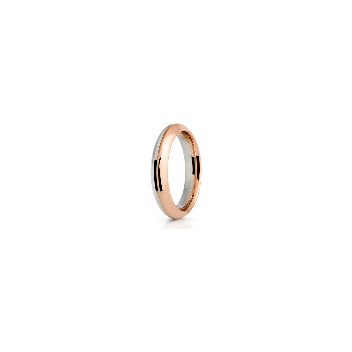 Anillo de Aniversario Eterna en Oro Blanco y Rosa de 18 Quilates Unoaerre