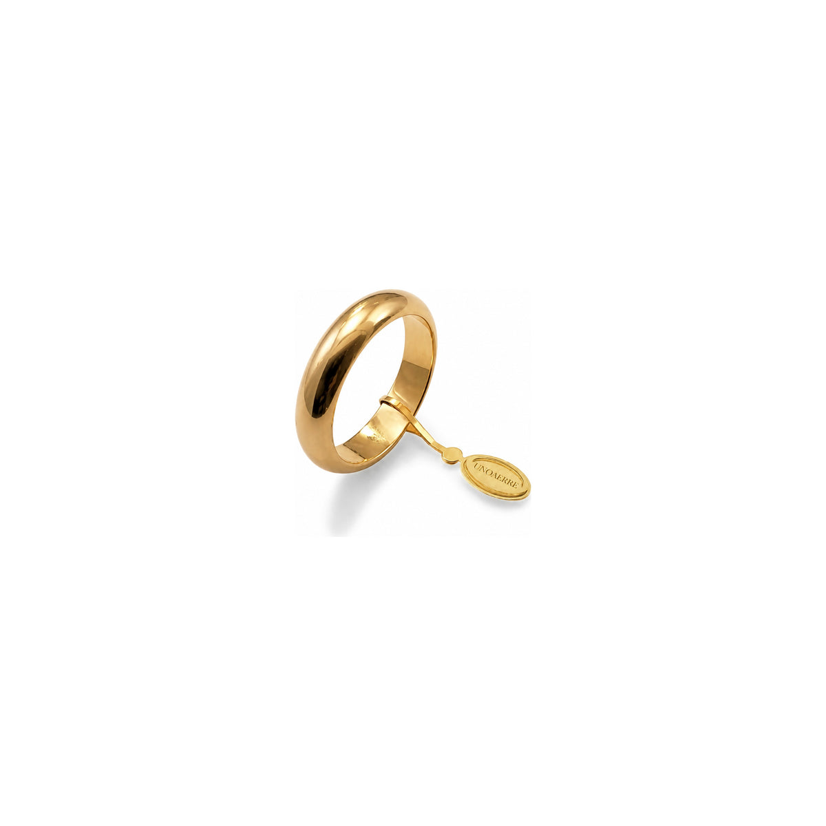 Unoaerre 18 Karat Yellow Gold Classic Wedding Ring - 8 Grams