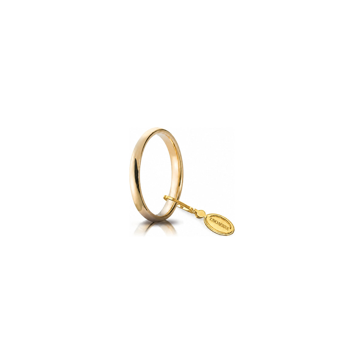 Fede Nuziale Comoda in Oro Giallo 18 Carati Unoaerre - 2,4 mm